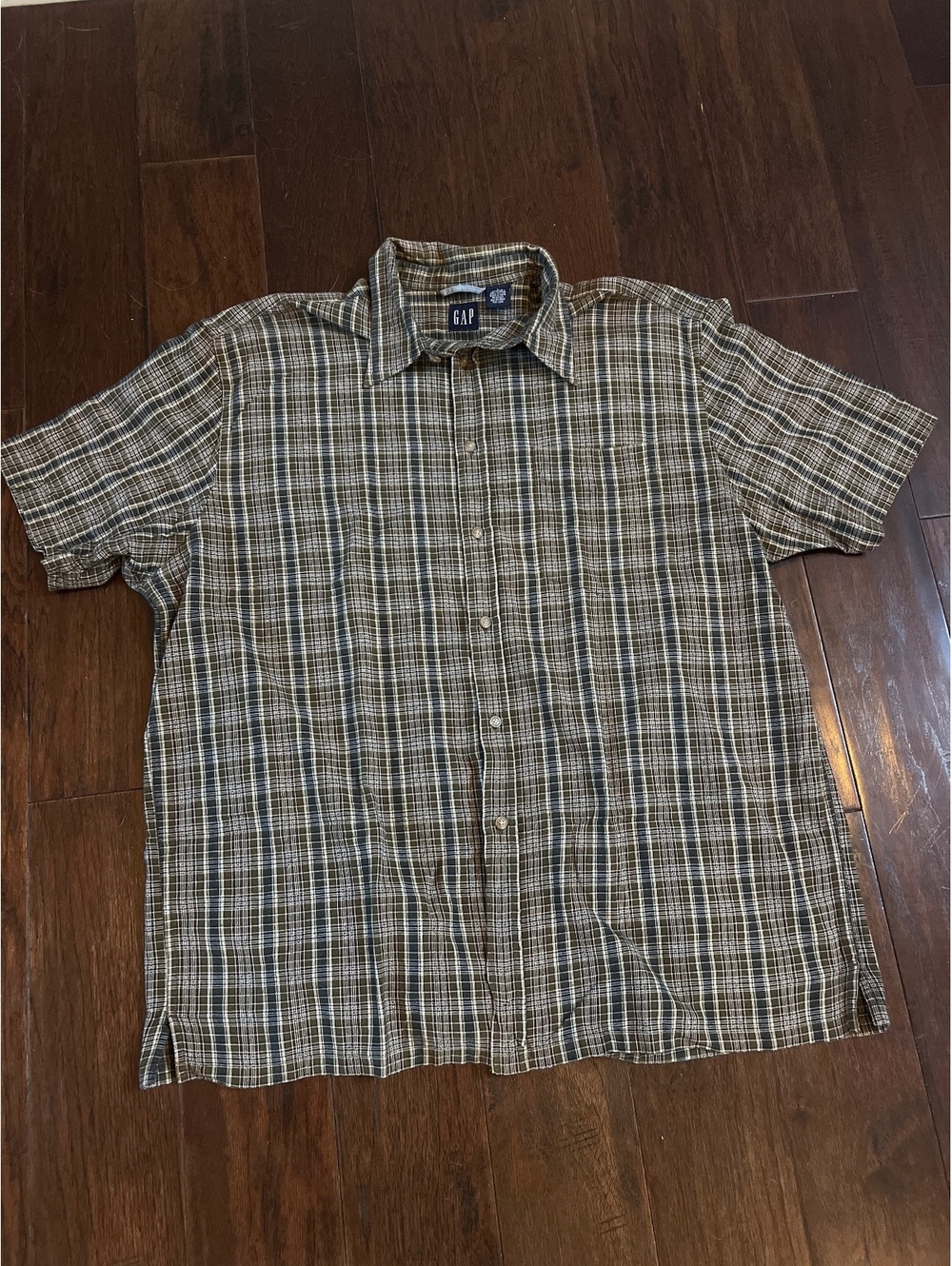vintage gap button up 100% cotton